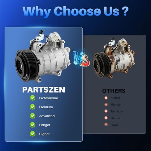 CO29137C AC Compressor Fit for Honda for Accord L4 2.4L 2013-2017 Replace 198303 5513126 6513126 197303 388105A2A01 2014 2015 2016 in Kuwait