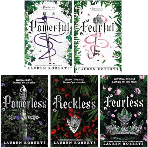 Powerless Trilogy and A Powerless Story 5 Books Box Set by Lauren Roberts (Powerless, Reckless, Powerful, Fearful and Fearless) in Saudi Arabia