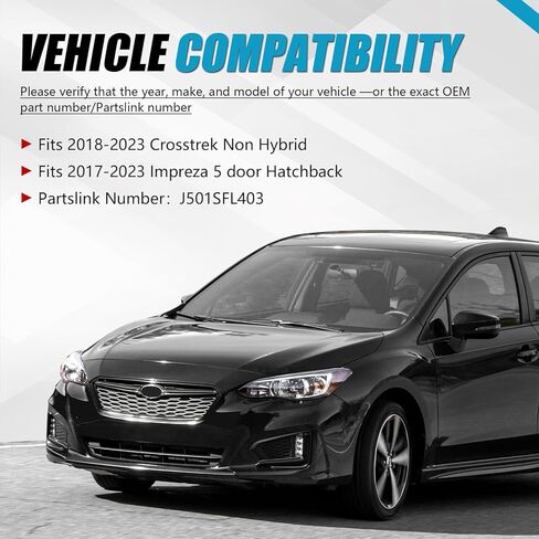 Backrest Mat Rear Seat Back Protector Cover for Subaru 2018-2023 Crosstrek Non Hybrid & 2017-2023 Impreza 5 Door Hatchback, OEM-Style Rear Seat Back Panel All Season Cargo Liner Rear Back Seat Cover in Saudi Arabia