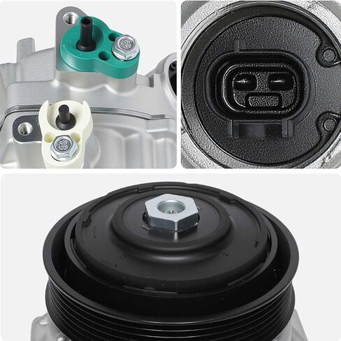 AISIN AFTERMARKET ACCT-00642 ضاغط مكيف الهواء - متوافق مع Toyota Camry 2018-2023، RAV4 2013-2023، Highlander 2014-2019، Avalon 2021، Lexus RX350 2023، NX200t 2015-2017 in Kuwait
