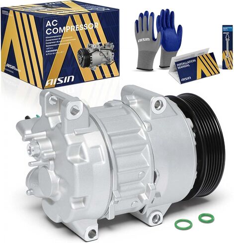 AISIN AFTERMARKET ACCT-00642 ضاغط مكيف الهواء - متوافق مع Toyota Camry 2018-2023، RAV4 2013-2023، Highlander 2014-2019، Avalon 2021، Lexus RX350 2023، NX200t 2015-2017 in Kuwait