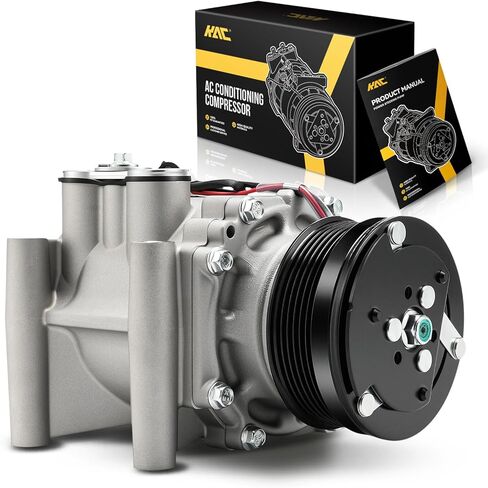 KAC AC Compressor Compatible with Chevrolet Colorado 2004-2008, 2009-2012 3.7L/2.9L, AC Compressor Kit Replace for 68337 in Kuwait