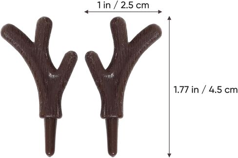 ARTIBETTER 100PCS Plastic Snowman Hand Mini Reindeer Elk Antler Deer Horn Branch Christmas Snowman Making Hand Making Accessories for DIY Craft in Saudi Arabia