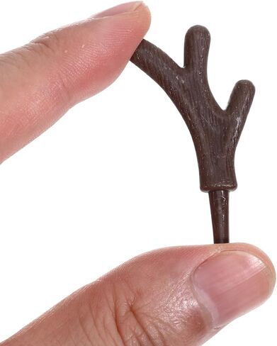 ARTIBETTER 100PCS Plastic Snowman Hand Mini Reindeer Elk Antler Deer Horn Branch Christmas Snowman Making Hand Making Accessories for DIY Craft in Saudi Arabia