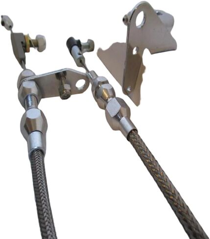 Stainless Steel Throttle 727 Kick Down Cable And Bracket Kit, Throttle 727 Kick Down Cable And Bracket Part Numbe 6054/6055/6056 in Saudi Arabia