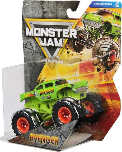 Monster Jam 2026 Official 1:64 Diecast Truck Series 45 Arena Favorites Avenger in Kuwait