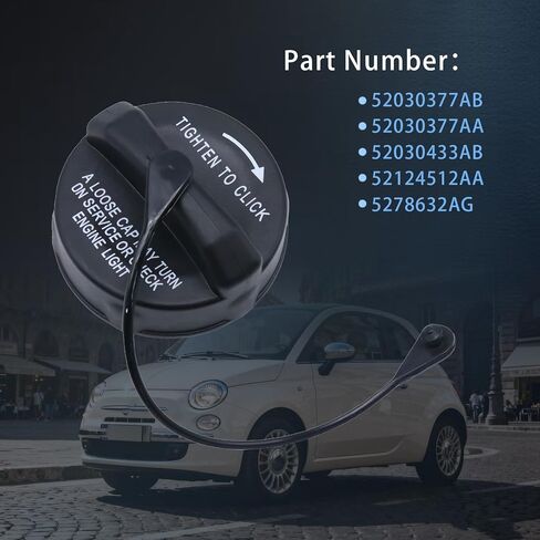 Gas Cap Fuel Tank Cap 52030377AB Compatible With 2000-2019 Dodge Ram 1500 2500 3500 Charger Challenger Dart Durango Journey Nitro Grand Caravan Caliber Dakota/Chrysler 200 300 Town Country Aspen in Saudi Arabia
