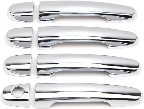 Dreamseek 8Pcs Door Handle Cover for Toyota Corolla Yaris 2010 2011 2012 2013,Hilux Vigo SR5 MK6 Pickup 2005-2014,Fortuner 2012-2014 Exterior Chrome Plated Molding Protector Trim (w/o Smart Keyhole) in Kuwait