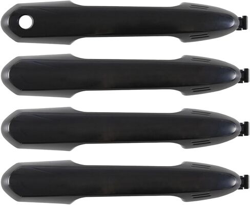 RLB-HILON 1Set Exterior Door Handle Compatible with Toyota RAV4 2017-2023, for Rav4 Prime 2021 2022 2023 2024, for Highlander 2020-2024, Black Color in Kuwait