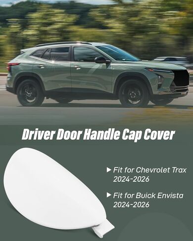 Front Left Driver Door Handle Cap Cover Fit for Chevrolet Trax Buick Envista 2024 2025 2026 Replace 26283545 in Kuwait