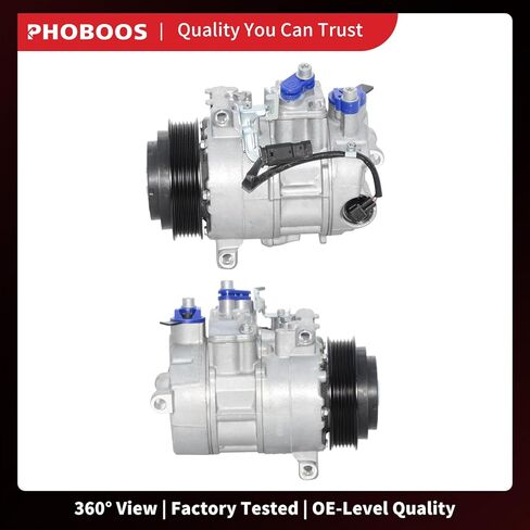 PHOBOOS A/C مع قابض متوافق مع Mercedes-Benz C300 2013، C350 2013-2015، E250 2016، E350 2012-2014، GLK350 2014-2015، [ث/6SEU16C ضاغط؛ باستثناء اقتران المغناطيسي]، المرجع. كو-11381C in Kuwait
