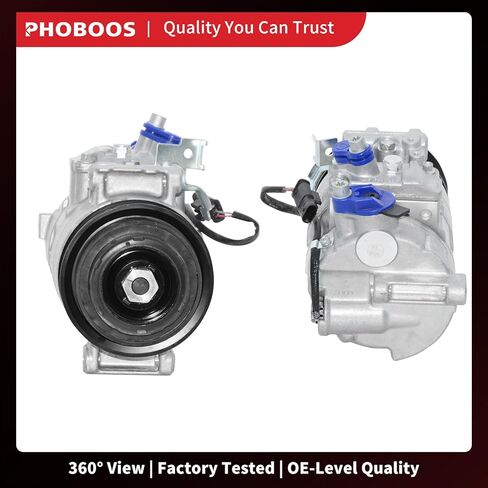 PHOBOOS A/C مع قابض متوافق مع Mercedes-Benz C300 2013، C350 2013-2015، E250 2016، E350 2012-2014، GLK350 2014-2015، [ث/6SEU16C ضاغط؛ باستثناء اقتران المغناطيسي]، المرجع. كو-11381C in Kuwait