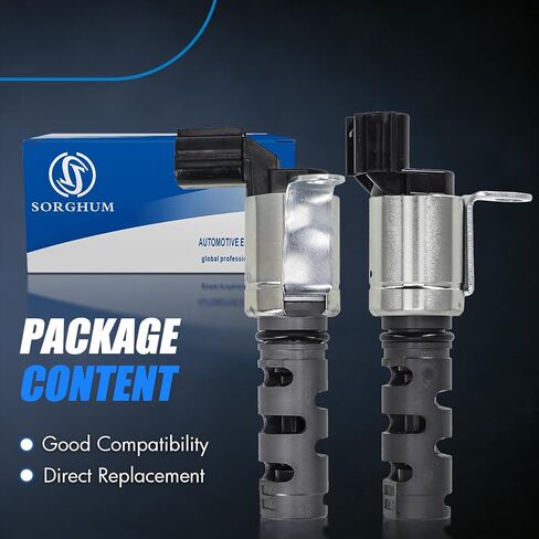 Sorghum Intake and Exhaust Engine VVT Solenoid 2PCS Oil Control Valve Compatible with Toyota C-HR 2018-2020 Corolla 2009-2020 Matrix 2009-2014 Scion iM xD Pontiac Vibe Replace# 15330-37010 15330-37020 in Kuwait