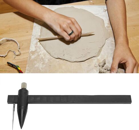 Clay Compass Circle Cutter Various Measuring Tool for Pottery Crafts Plastic Stainless Steel for Tone Ceramic Ceramic Mud in Kuwait