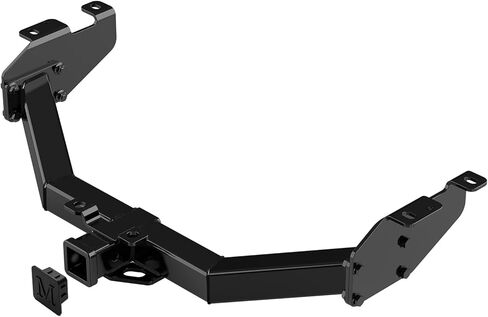 Trailer Hitch, 2 inch Towing Hitch Receiver with Class 3 Hitch Cover Compatible with GMC Sierra 1500 1999-2013 & Compatible with Chevrolet Silverado 1500 in Kuwait