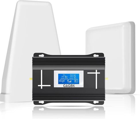 2024 Improved Cell Phone Signal Booster on Band 2/4/5/12/13/17/25/66 for 5G 4G LTE Cell Phone Booster Cell Signal Booster Cellphone Signal Booster Cellular Extender Up to 5500sqft for All U.S.Carriers in Kuwait