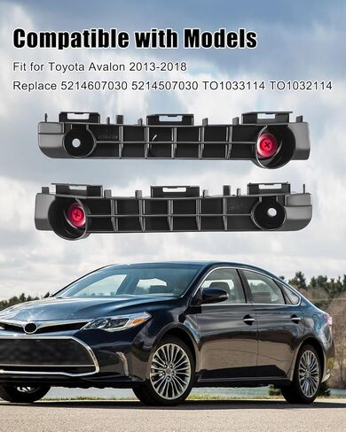 PWSLKO 2Pcs Front Bumper Mounting Support Bracket Fit for Toyota Avalon 2013-2018 Replace 5214607030 5214507030 TO1033114 TO1032114, Left and Right in Saudi Arabia
