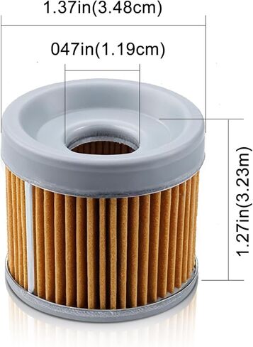 فلتر الوقود 8M0046752 متوافق مع MerCruiser Mercury Marine لسييرا 18-7784 Mercruiser 803897Q1 35-803897Q1 35-11004Q2 مالوري 9-37821 محرك داخلي Sterndrive 4 Cyl 6 Cyl 2.5 3.0 3.7 4.3 L in Kuwait