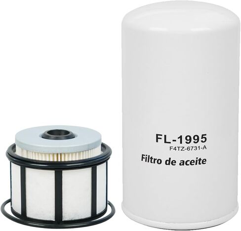 FD4596 FL1995 Fuel Filter Oil Filter Kit For 7.3L Diesel Fits for F250 F350 F450 F550 1999-2003 Replace FD-4596 GF7751A F81Z9N184AA F81Z-9N184-AA in Kuwait