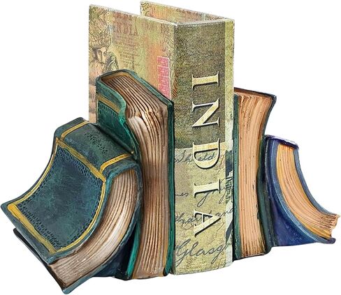 Bellaa 23354 Decorative Bookends Book Book Stopper Bookshelves Bookrack End Library Shelves Non Skid Bookshelf 6 inch in Saudi Arabia