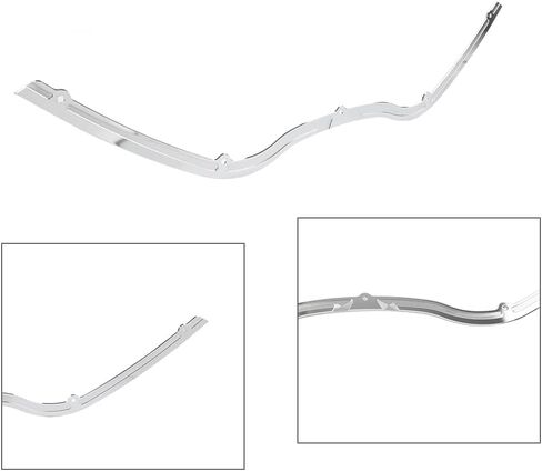 Cnfang4 Contrast Cut Windshield Windscreen Trim Batwing Aluminum Chrome Motorbike for Harley Davidson Road Glide FLTR 1998-2013 in Kuwait