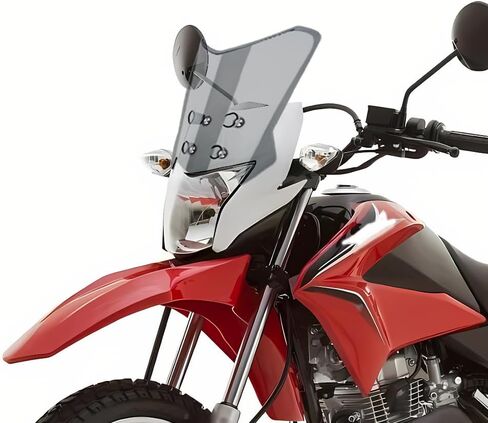 ZSTONG For XR 150L XR650L XR230 2024 2025 دراجة نارية مغامرة الزجاج الأمامي تمديد نمط الزجاج الأمامي شاشة منحرف الرياح (شفاف) in Kuwait