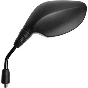 96008 Motorcycle Mirror for Honda: CRF250L, CRF250L Rally, PCX150, PCX; 10mm Thread, LH, Black