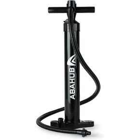 Abahub SURF Hand Pump for Inflating Stand Up Paddleboards，Inflatable Paddle Boards， or Kayaks - Dual Action High Pressure Pump with Gauge