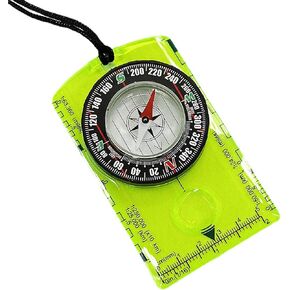 Professional Compass, Multifunctional Compass, Map Scale, Advanced Scout Compass Camping Navigation (Green)