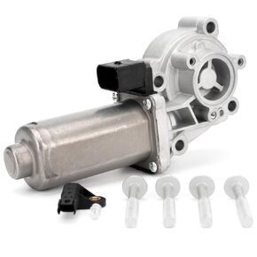 Transfer Case Shift Actuator 4WD Compatible with 2003-2010 BMW X3/ X5 3.0i/ X5 4.4i/ X5 4.8is/ X5/ E83/ E53/ E70 Replace 27107566296 27107541782 27103455136 - Actuator Motor Gear with Sensor