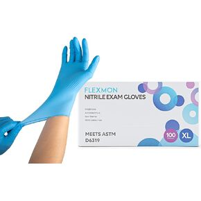Nitrile Exam Gloves, 100 or 1000 Count, Single Use, 4.2 Mil Heavy, Protective, Disposable, Latex Free