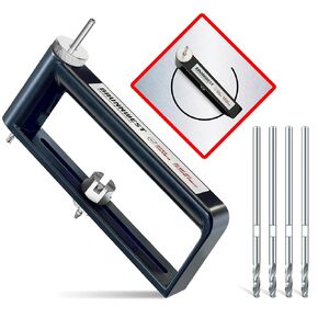 Adjustable Sheet Metal Hole Cutter with 4 EXTRA BITS, Sheet Metal Circle Cutter, Sheet Metal Hole Saw, HVAC Ductwork/Duct Hole Cutter Cut 2-12" Circles Holes in 24Ga Steel and 26Ga Stainless in Saudi Arabia