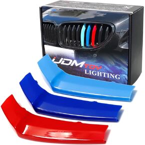 iJDMTOY Exact Fit///M-Colored Grille Insert Trims Compatible With 2016-2018 BMW F12 F13 6 Series 640i 650i 2-Door Coupe/Convertible/Gran Coupe