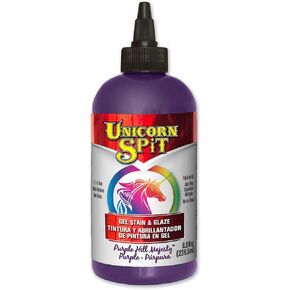 Unicorn SPiT 5771009 Gel Stain and Glaze, Purple Hill Majesty 8.0 FL OZ Bottle