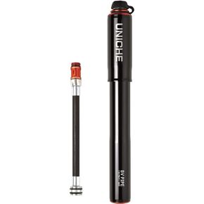 UNICHE Tech High Volume 110 PSI Portable Bike Pump Fits Presta and Schrader Valves - Large