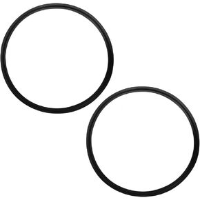 DERNORD 8" Tri Clamp Buna-N (NBR) Sanitary Gasket Fits Tri-Clover Type Ferrule (Pack of 2)