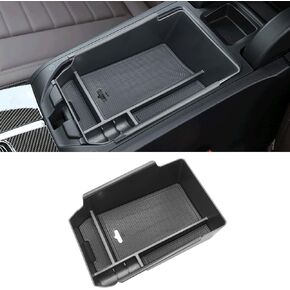 Compatible with BMW X3 Center Console Organizer 2018-2024, For 2019-2024 X4 Center Console Organizer Tray, For X3 G01 and X4 G02 Center Aremrest Secondary Storage Box With Coin Holder