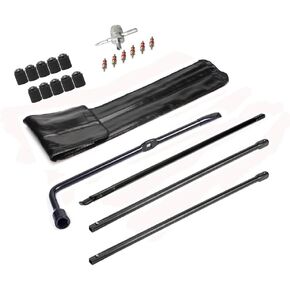 Replacement for Spare Tire Tool Kit with Spare Tire Jack Handle Wheel Lug Wrench 2008 to 2016 Ford F-250 Super Duty F-350 Super Duty F-450 Super Duty F-550 Super Duty