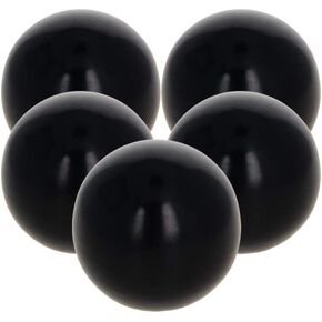 Othmro 5Pcs Threaded Ball Knobs, 1.97Inch Dia 0.47Inch Thread M12 Female Thread Black Bakelite Handle Thermoset Ball Knob for Lawn Mowers Exercise Equipment Machinery Valves Spigots (M12x50)