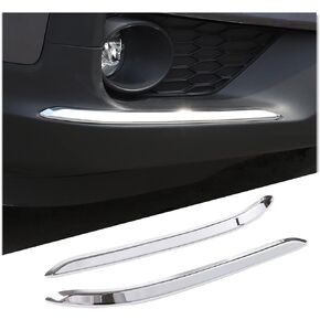 Front Corner Bumper Guards Fit for Honda Pilot 2019 2020 2021 2022 Front Bumper Corner Protection Cover Trims Front Bumper Lip Corner Trim Anti-Collision (Piano Black)