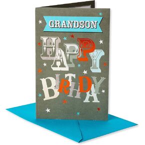 American Greetings Birthday Card for Grandson (Bragging About You)