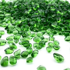 0.9LB Colorful Aquarium Glass Stones Sea Glass Pebbles for Fish Tanks Decorations Aquarium Gravel Fish Tank Rocks, Glass Gems Stones Beads Pebbles Rock Sand for Vase Filler Fish Turtle Tank Decoration
