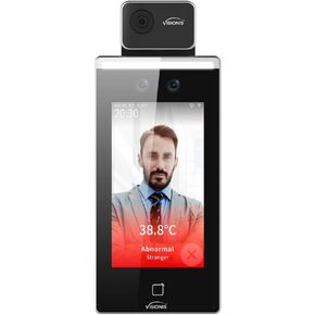 Visionis VIS-FFSD3 Indoor Face Recognition Fever Screening Reader with TCP/IP Wiegand RS485 7-inch Touch Screen for Facial Access Control System 6,000 Faces & Cards with 100,000 Events and Software
