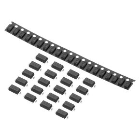 PATIKIL Zener Diode Assorted Kit, 20 Pcs 0.35W Surface Mount Diode 6.2V SOD-123 for Production, Experiments