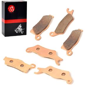 Front & Rear Sintered Brake Pads Kit Compatible with Can Am Outlander 450 500 570 650 800 850 1000 All Model