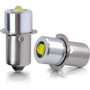Swess Light Led Conversion Kit for Maglite LED Conversion Kit, 3W DC 4-12V LED Flashlight Bulbs for MagLite 3-6 Cell C/D Flashlights Torch (2 Pack)