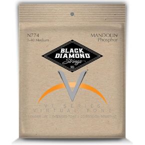 Black Diamond Strings® N770 Mandolin Phos Light .010PM(2).014PM(2).024PBM(2).034PBM(2)