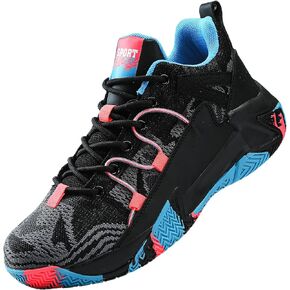 Mens Basketball Shoes High Top Breathable Non Slip Outdoor Sneakers Cushioning Workout Shoes for Fitness