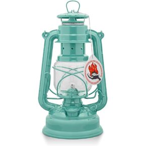 Feuerhand Outdoor Kerosene Fuel Lantern, German Made Weather Resistant Baby Special 276 Galvanized Hurricane Lamp for Camping or Patio, 10 Inches, Brick Red