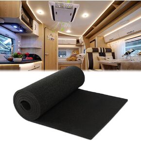 استبدال مرشحات مكيف الهواء RV، 16 × 40 × 1/4 بوصة مرشحات استبدال مكيف الهواء RV، يمكن قطعها لتناسب مرشح مكيف الهواء RV للسفر في المنزل المتنقل، ومقطورات السفر، والتخييم